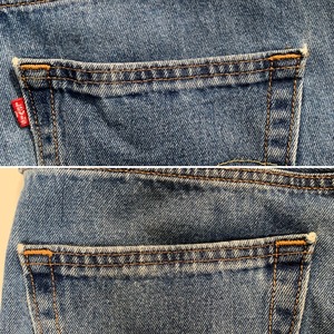 11000 リーバイス 550 デニムパンツ テーパード 輸入古着 W36程度