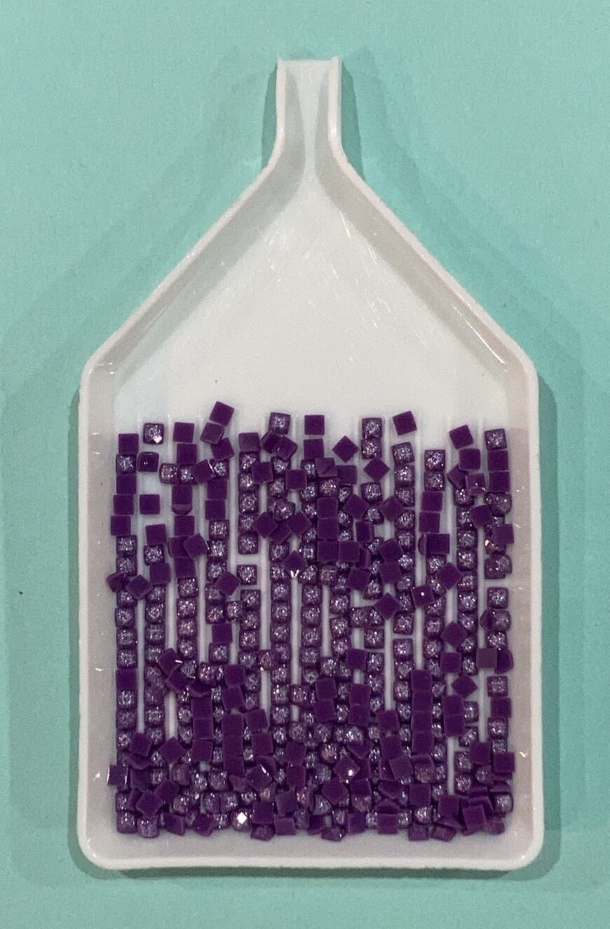 【550番】フェアリーダストビーズ⭐︎四角(square)ビーズ 5g入り