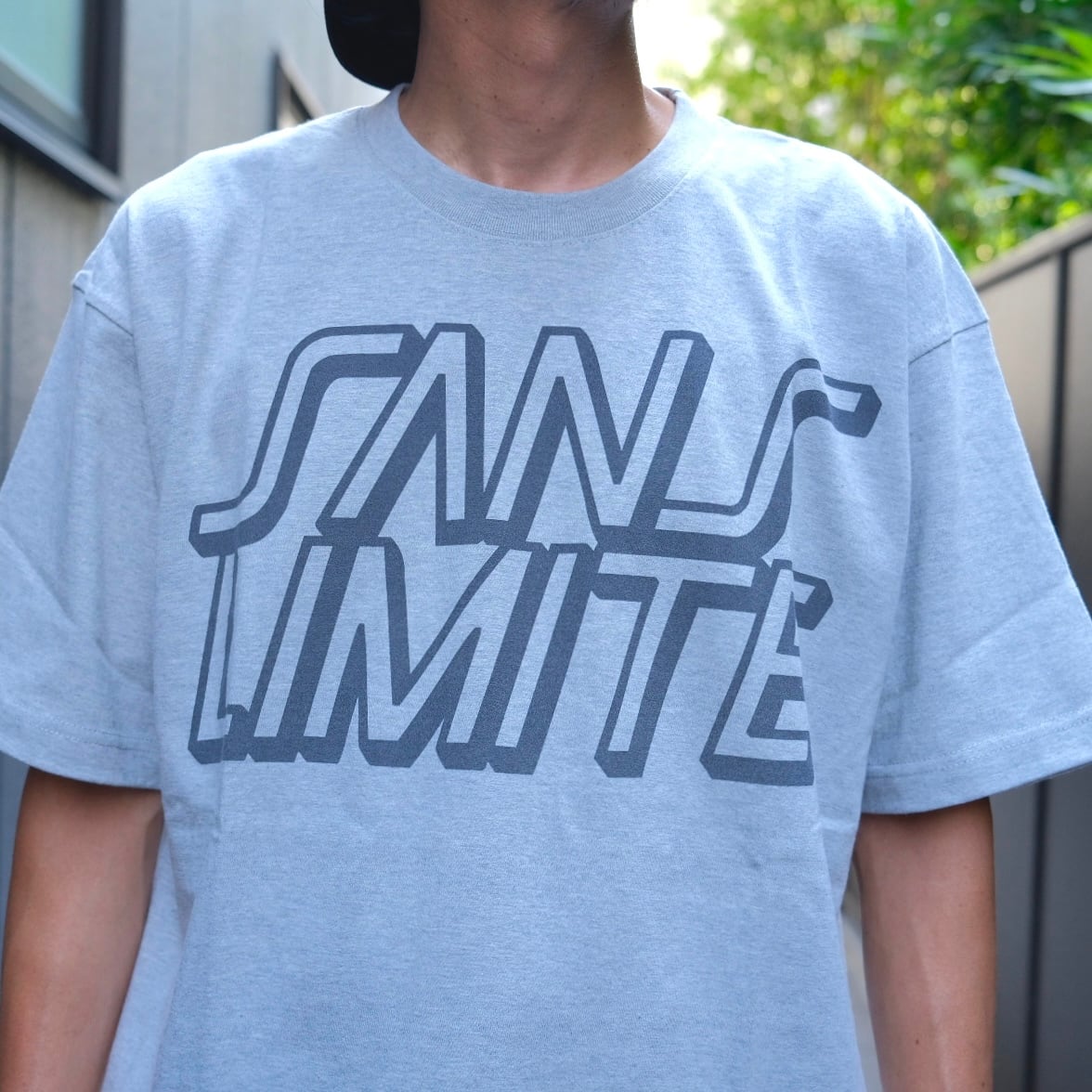 Sans limite(サンリミット) / 期中第二弾リフレクターT -top grey