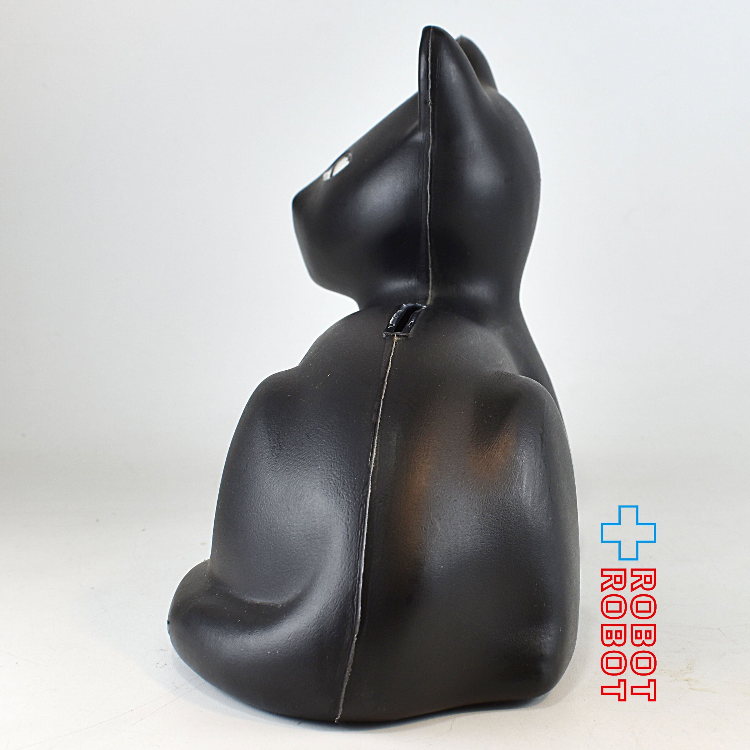 アメリカの電池の会社エバレディの黒猫 ポリ貯金箱 コインバンク ※難