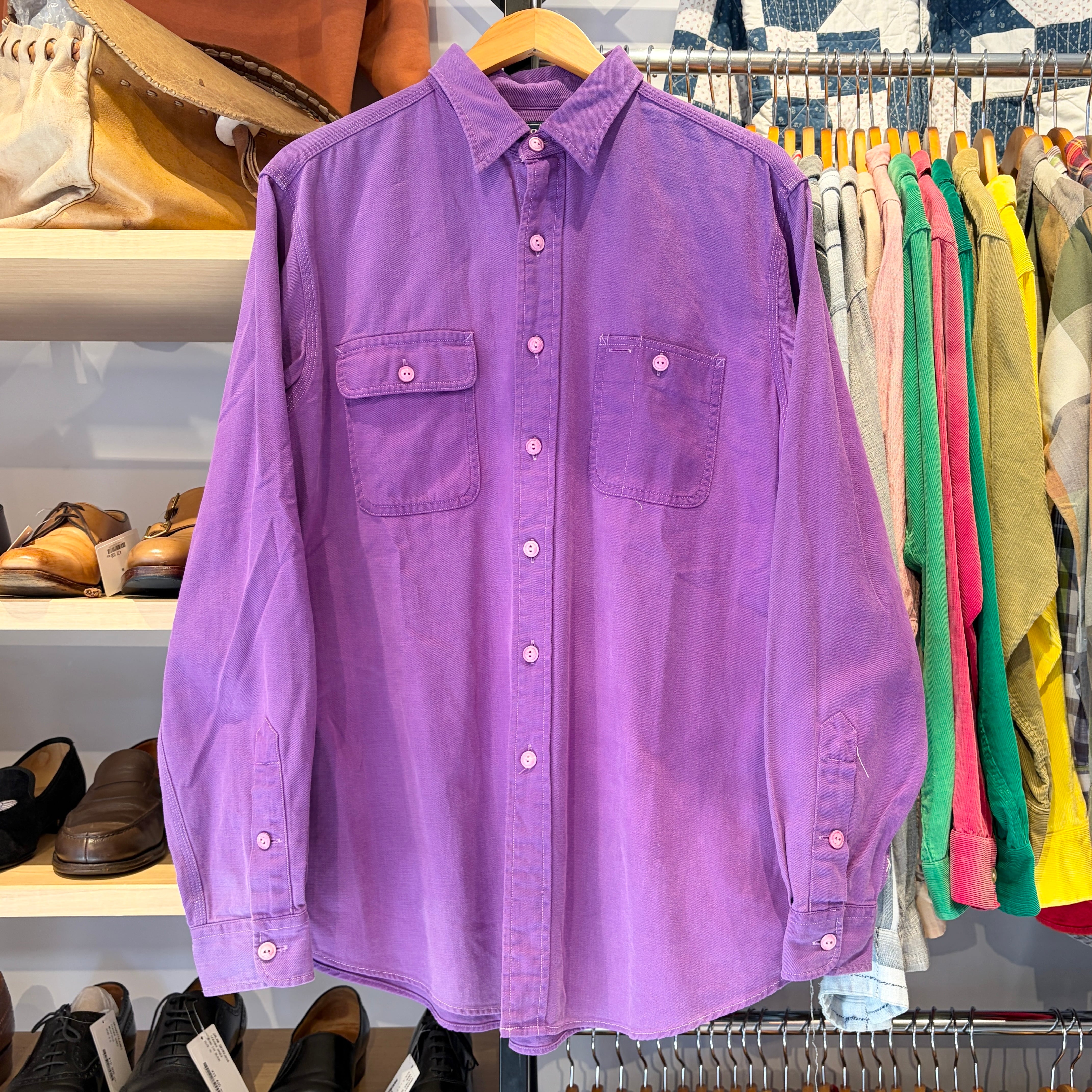 RALPH LAUREN WORK SHIRT PURPLE | safarionline