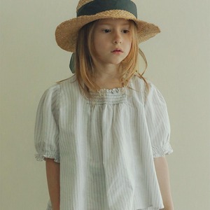 «sold out»«bien a bien» SAVIA SMOCKING BLOUSE サヴィアブラウス 2colors
