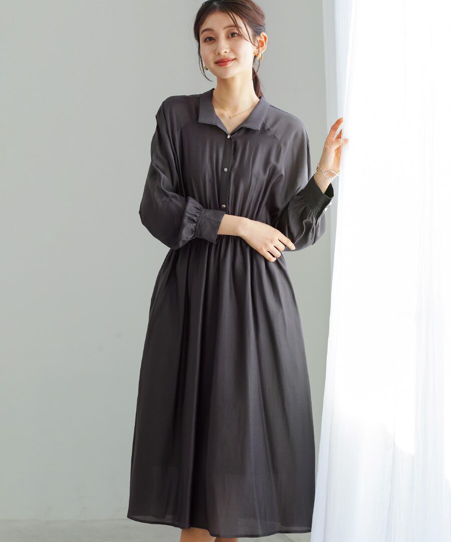 SALE 60%OFF】【 上品に揺れる 】シルキーローン・ウエスト SALE 60%OFF】【 上品に揺れる 】シルキーローン・ウエスト