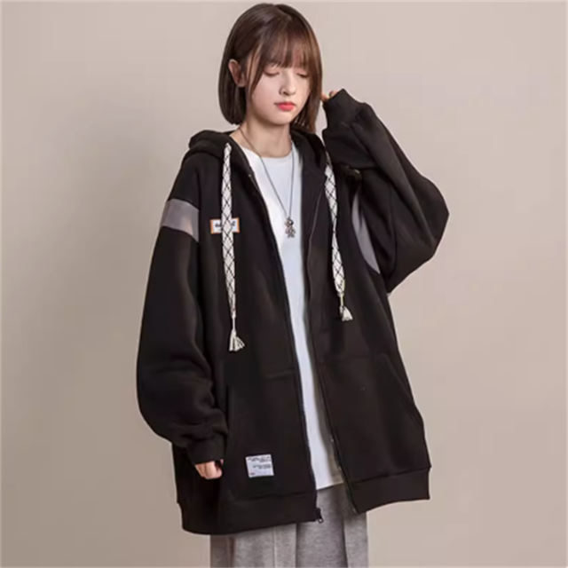 【送料無料】 パーカー アウター 羽織り 3色 萌え袖 袖あり 長袖 Aライン フレア ロング バイカラー 厚手生地 あったか かわいい 大人可愛い 大人女子 こなれ感 シンプル カジュアル 大人 おしゃれ お洒落 ラフ ガーリー ヘルシー 春 秋 20代 30代 40代 レディース 女性 ママ デート お出かけ お茶会 女子会 休日 授業参観 着回し プチプライス カラバリ デイリーユース 普段使い オルチャン 韓国系 ファッション ファスナー 定番アイテム 着痩せ 大きい ゆったり ゆる