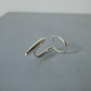 Marquise Ear Cuff (Silver) [WM-EC141]
