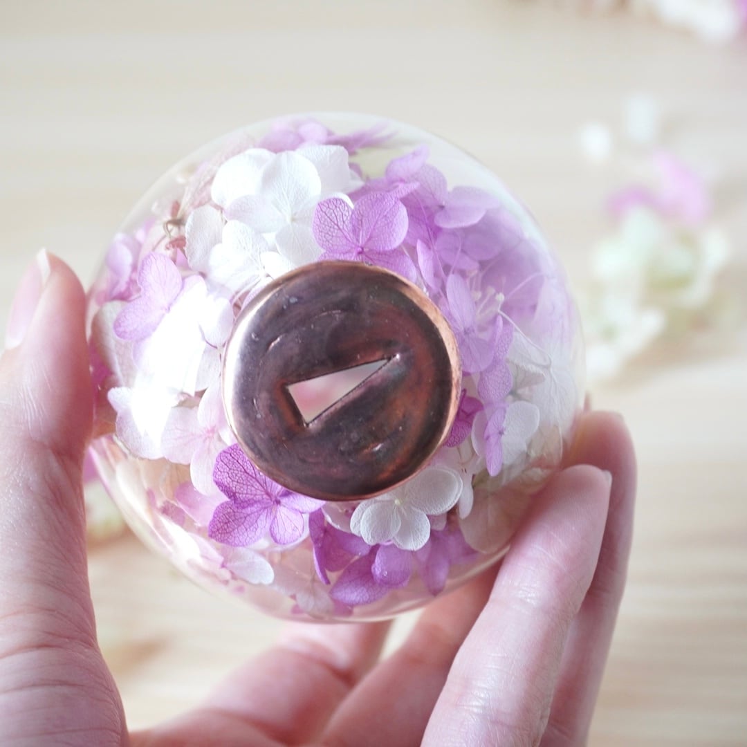 m*i様 紫陽花の万華鏡 グラスニーク ガラスポット 紫陽花の万華鏡 | GlassNique（グラスニーク）/ オリジナル