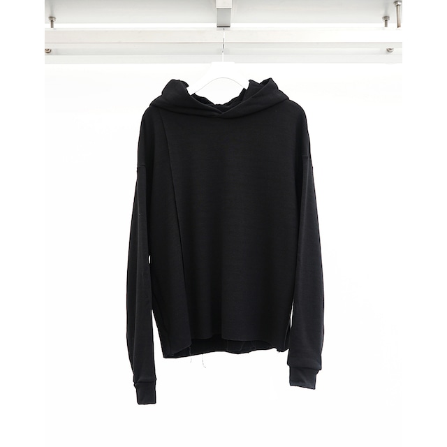 [kujaku] (クジャク) K-400-2 Wool Layered Hoodie