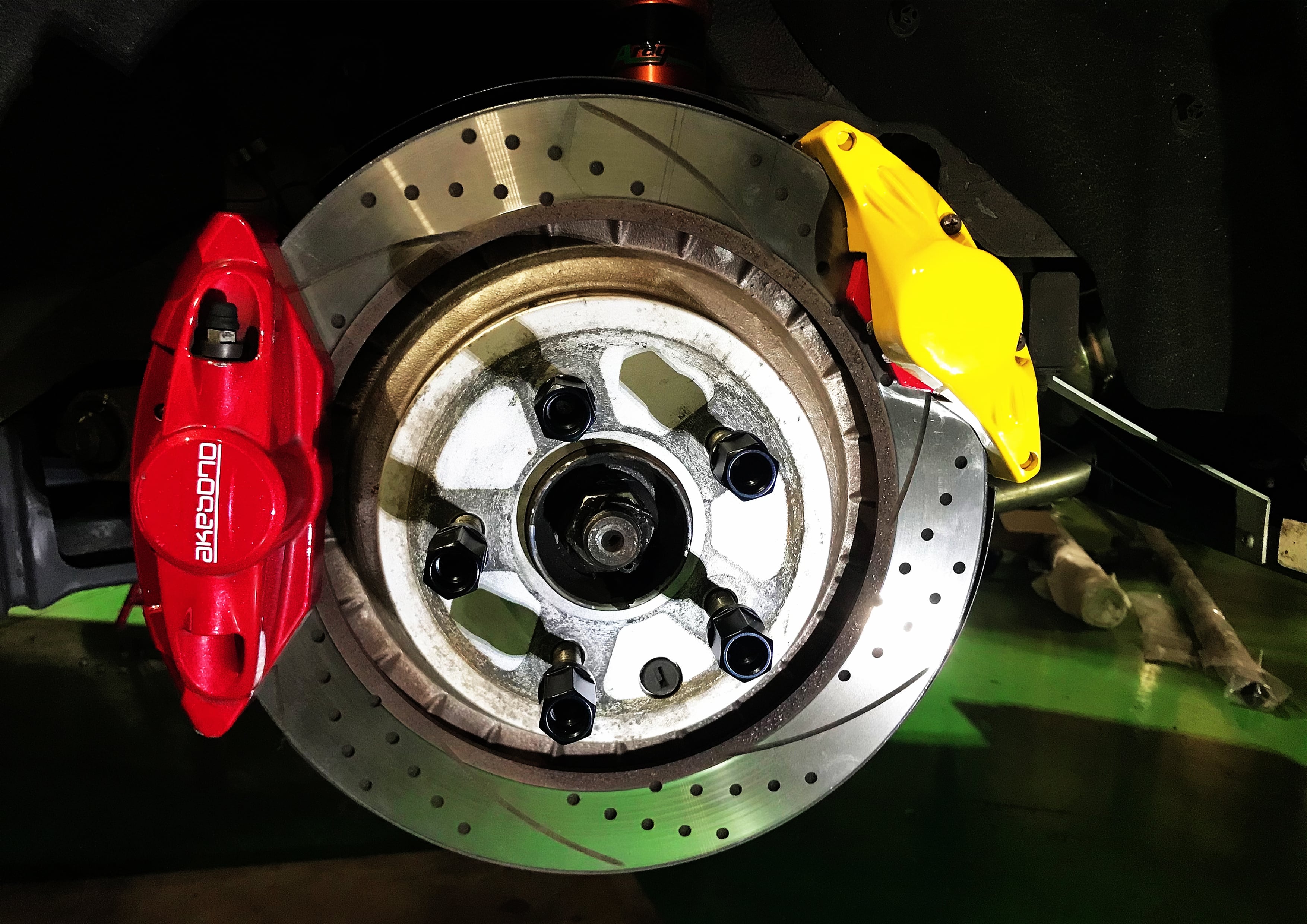 Z34/V36 TWIN CALIPER KIT ツインキャリパーキット アケボノブレーキ用