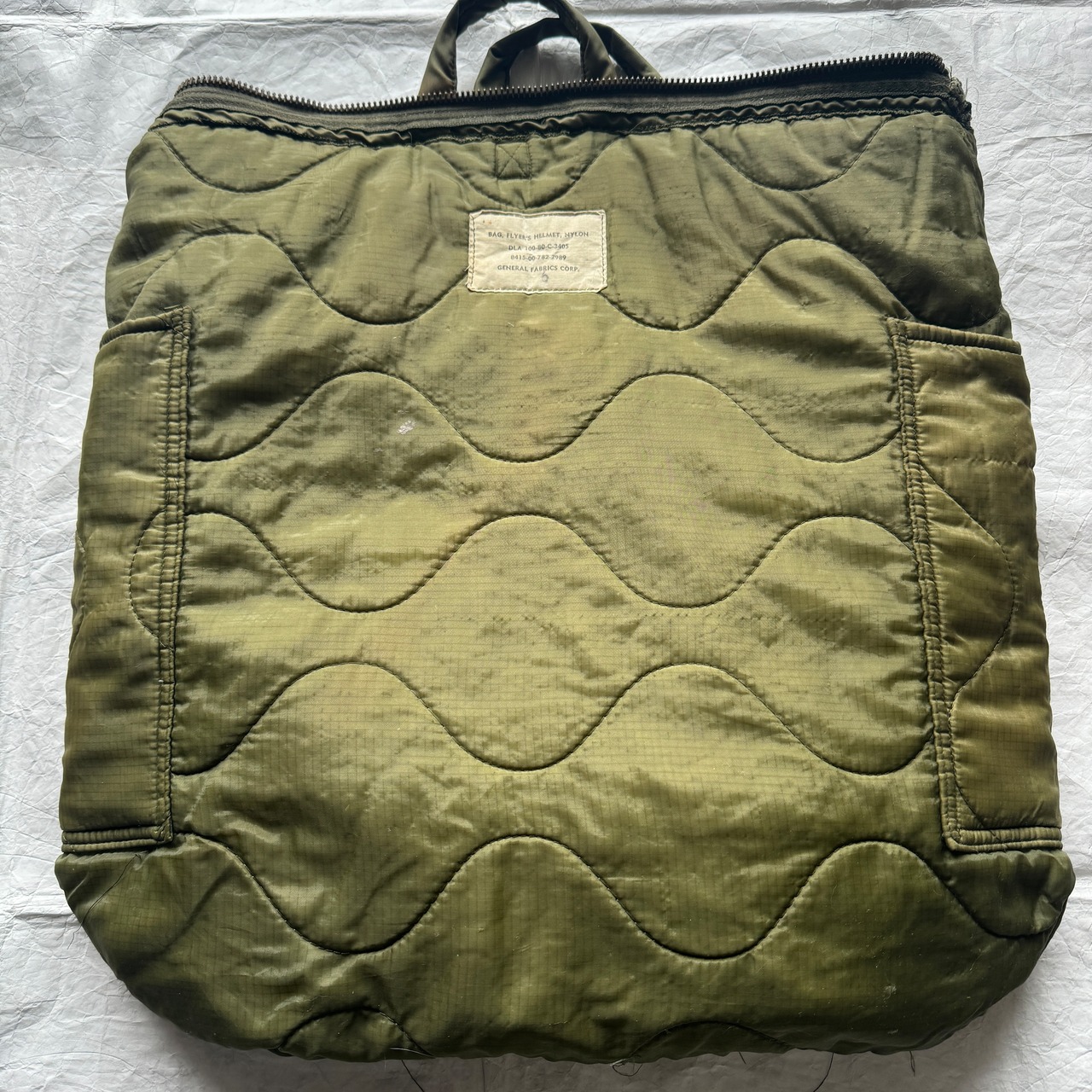 US Army ヘルメットバッグ 1980年製 80s 画像10