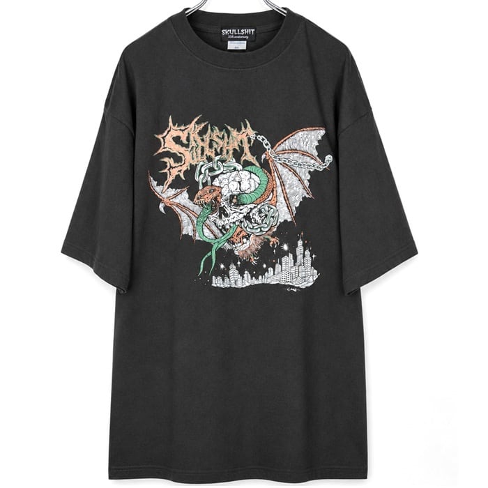 SKULLSHIT スカルシット「30TH “START FROM END” TEE」半袖Tシャツ