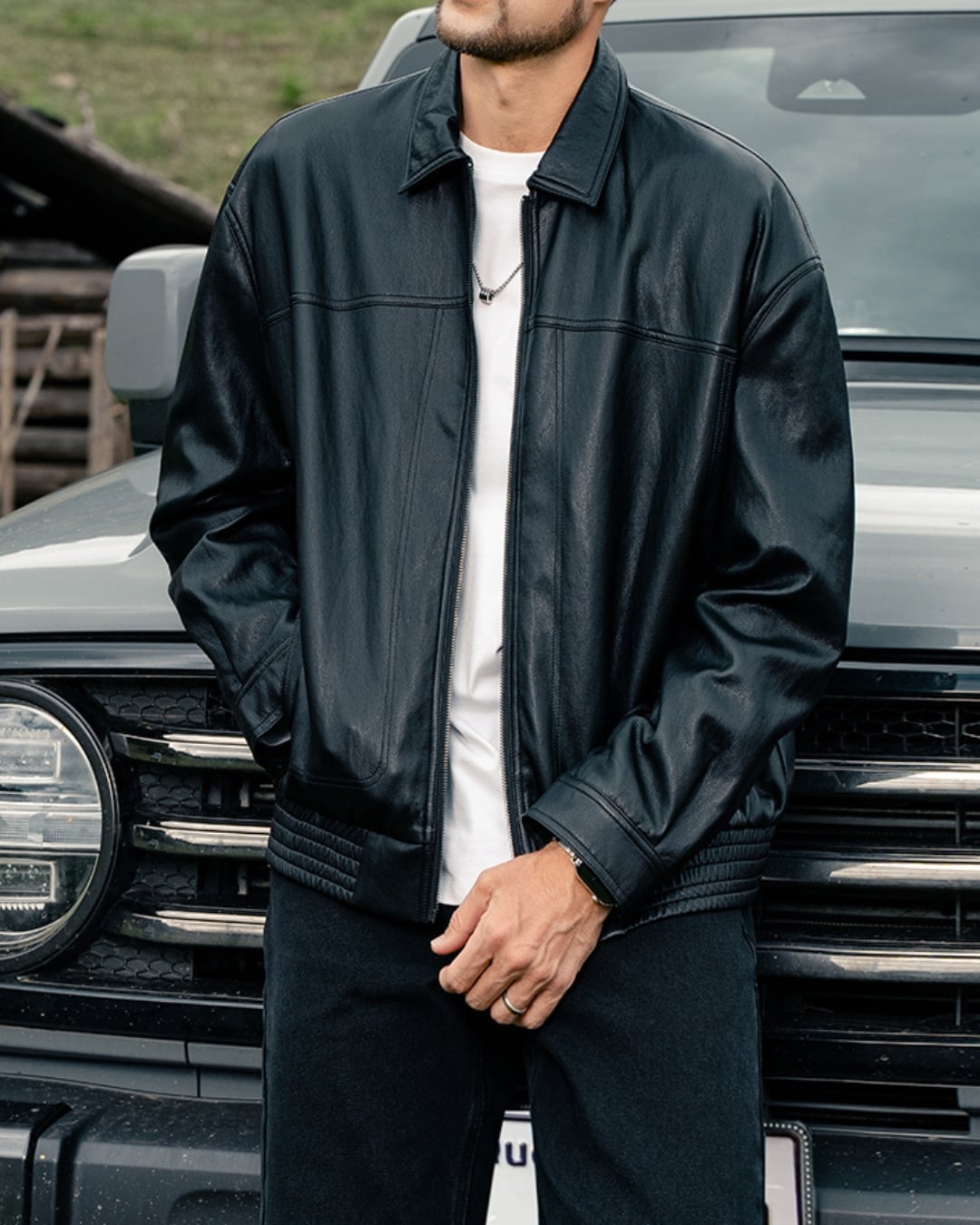 アメリカン PUレザージャケット E0259