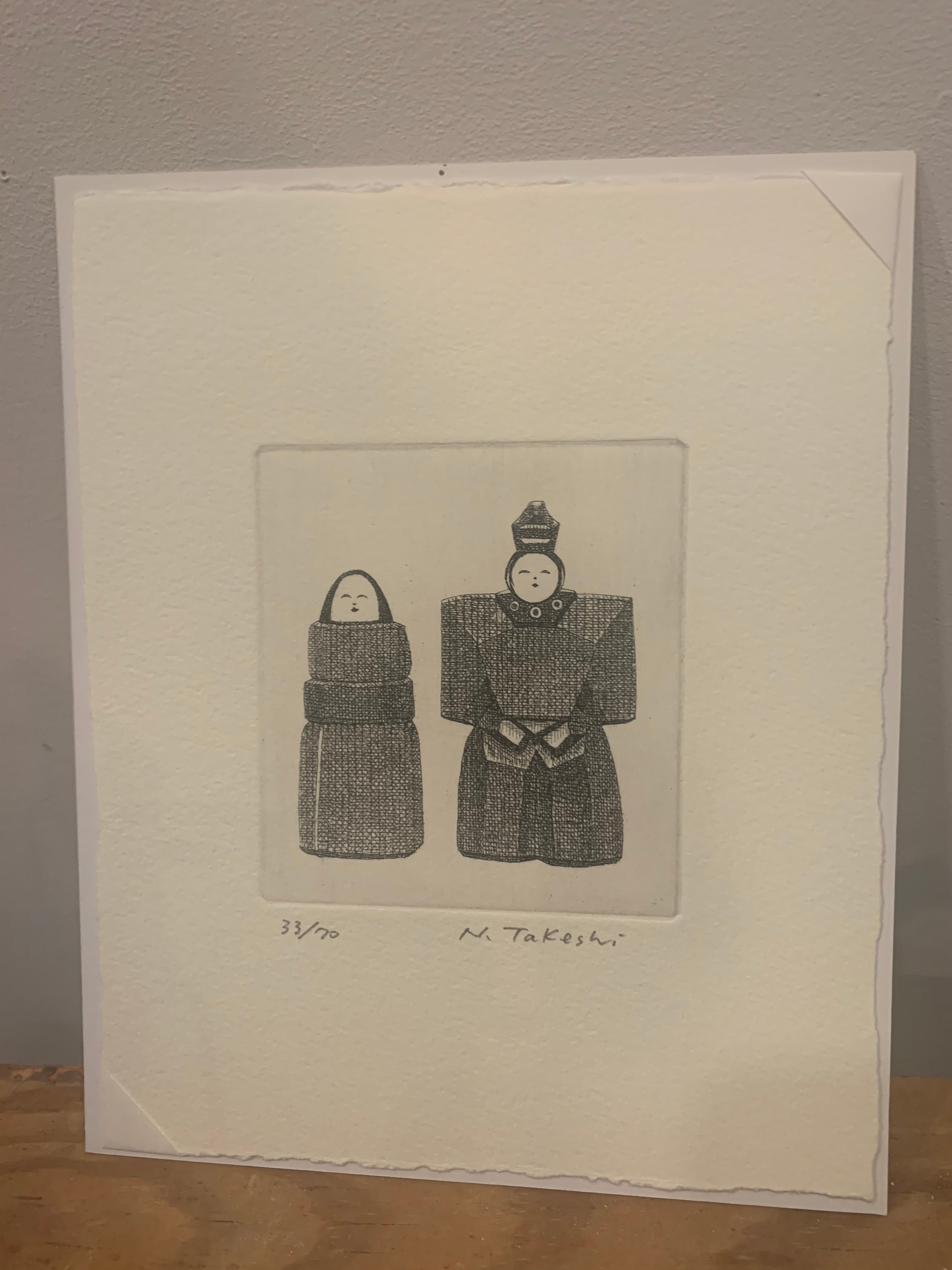 お雛様銅版画 お雛様銅版画
