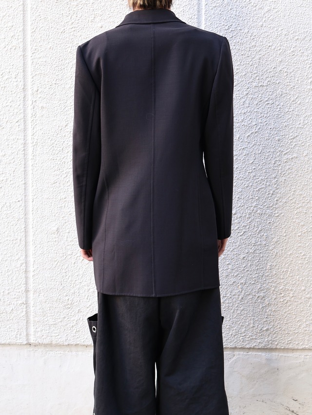 【GUCCI】fly front long jacket