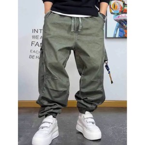 Loose fit cargo jogger pants 1098