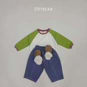 韓国子供服 / 26Autumn / soybean / カラー バベルパンツ / キッズ服 / ジュニア服 / 秋服 *XS~JM*