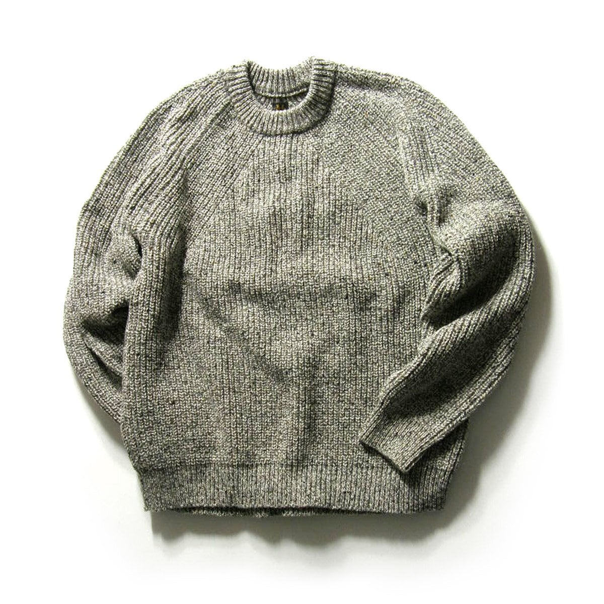 BATONER ／ バトナー TWEED SIGNATURE CREW NECK アルパカ ウール 