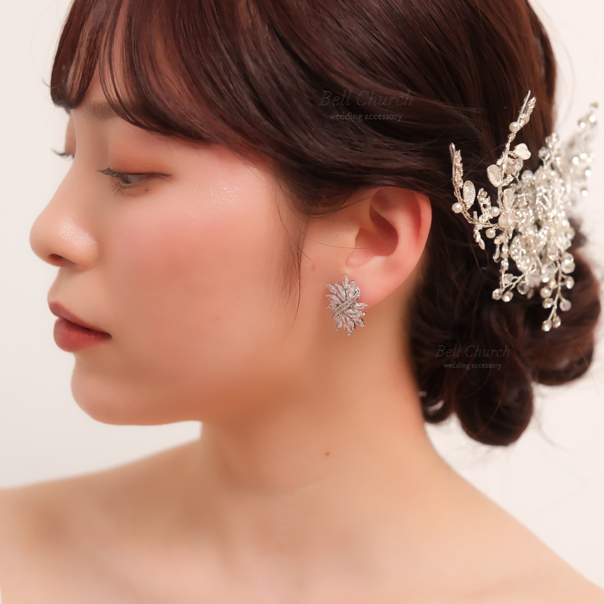 ブライダルピアス イヤリング |キュービックジルコニア クリスタル