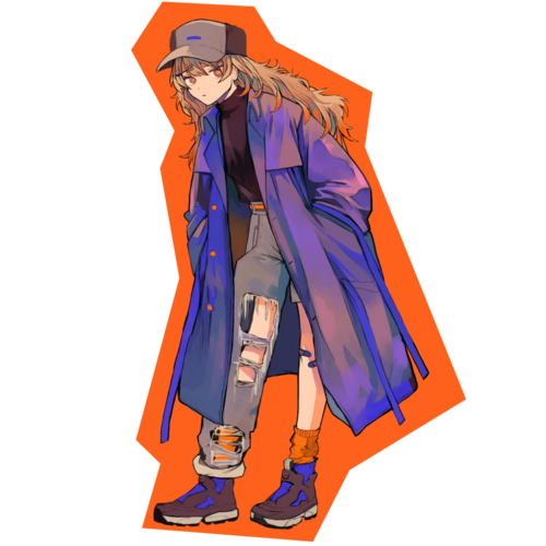 フチドリステッカー① ｜ ナナカワ