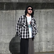 Leh / Hoodie Layered Shirts コーディネート