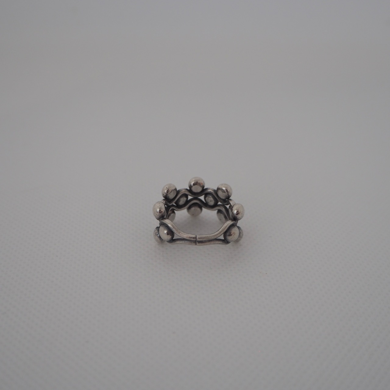 Karen silver / dot ring