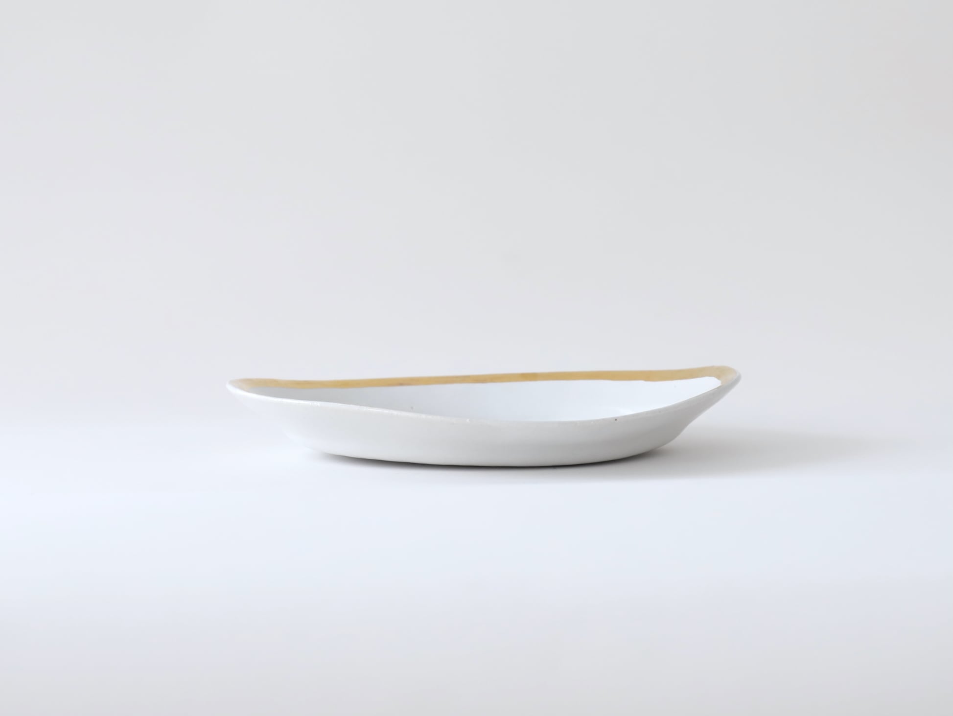 中囿義光 オーバル皿（金彩） 金 | Galerie NUAGE