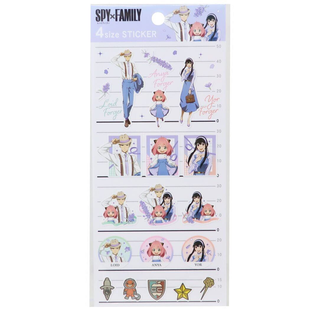 SPY×FAMILY リンクコーデ 4サイズステッカー ST01