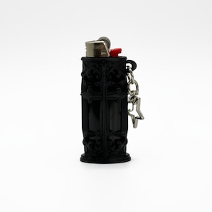 Cross Lighter Keychain No.1 (Black)