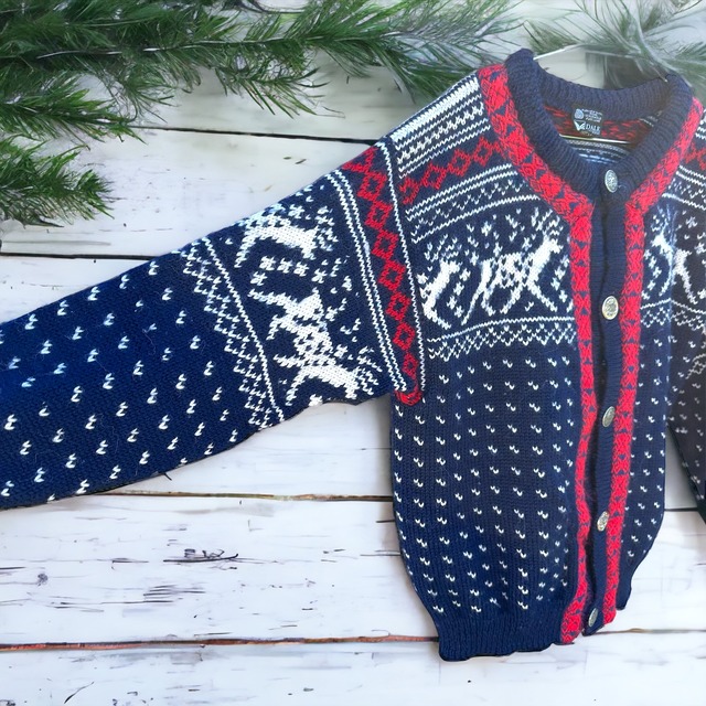 wool Knit cardiga size8