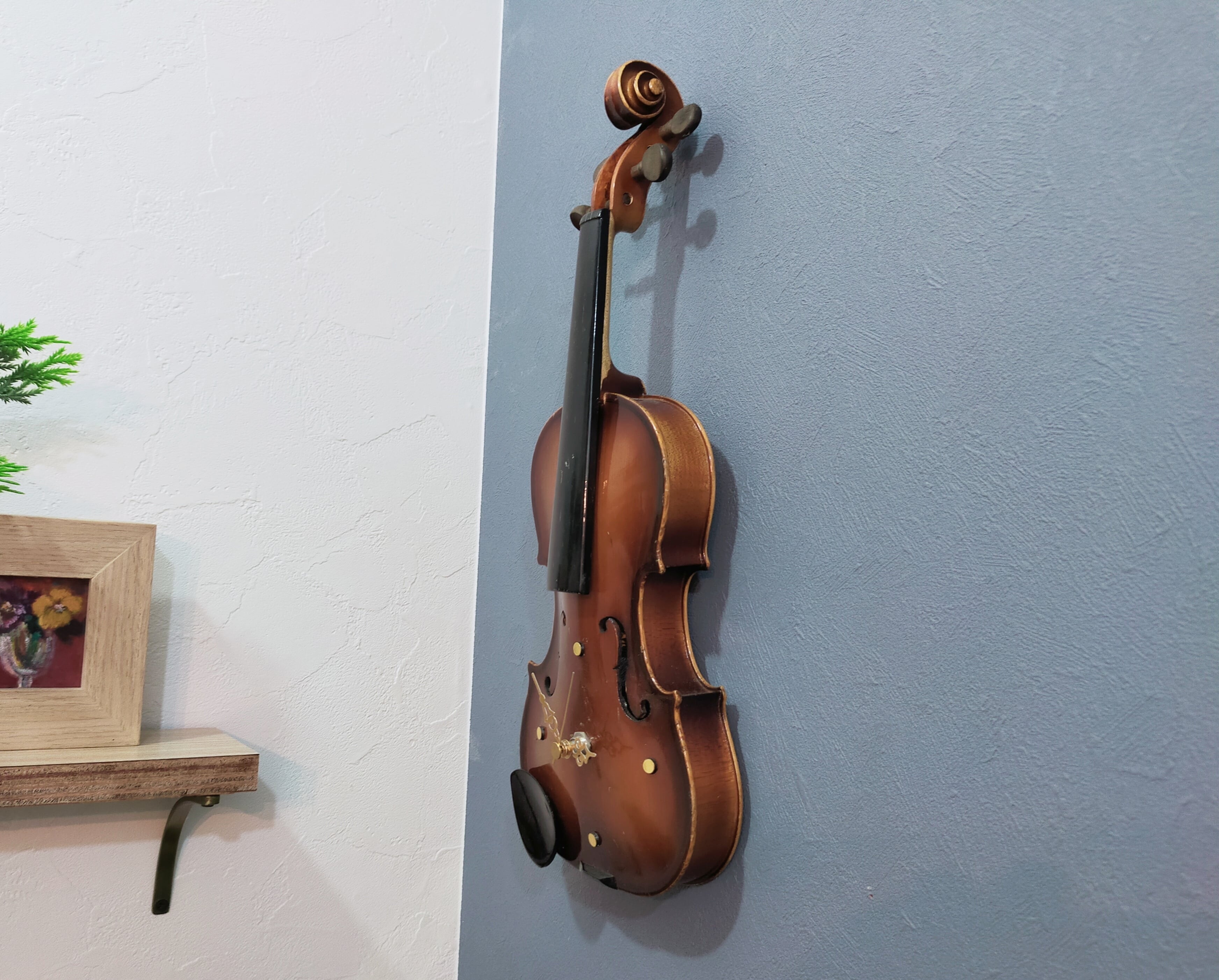 violin clock -mini-（バイオリン×アップサイクル） | upcycle