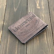 HORWEEN × レーデルオガワ ホースバット マネークリップ バーガンディ