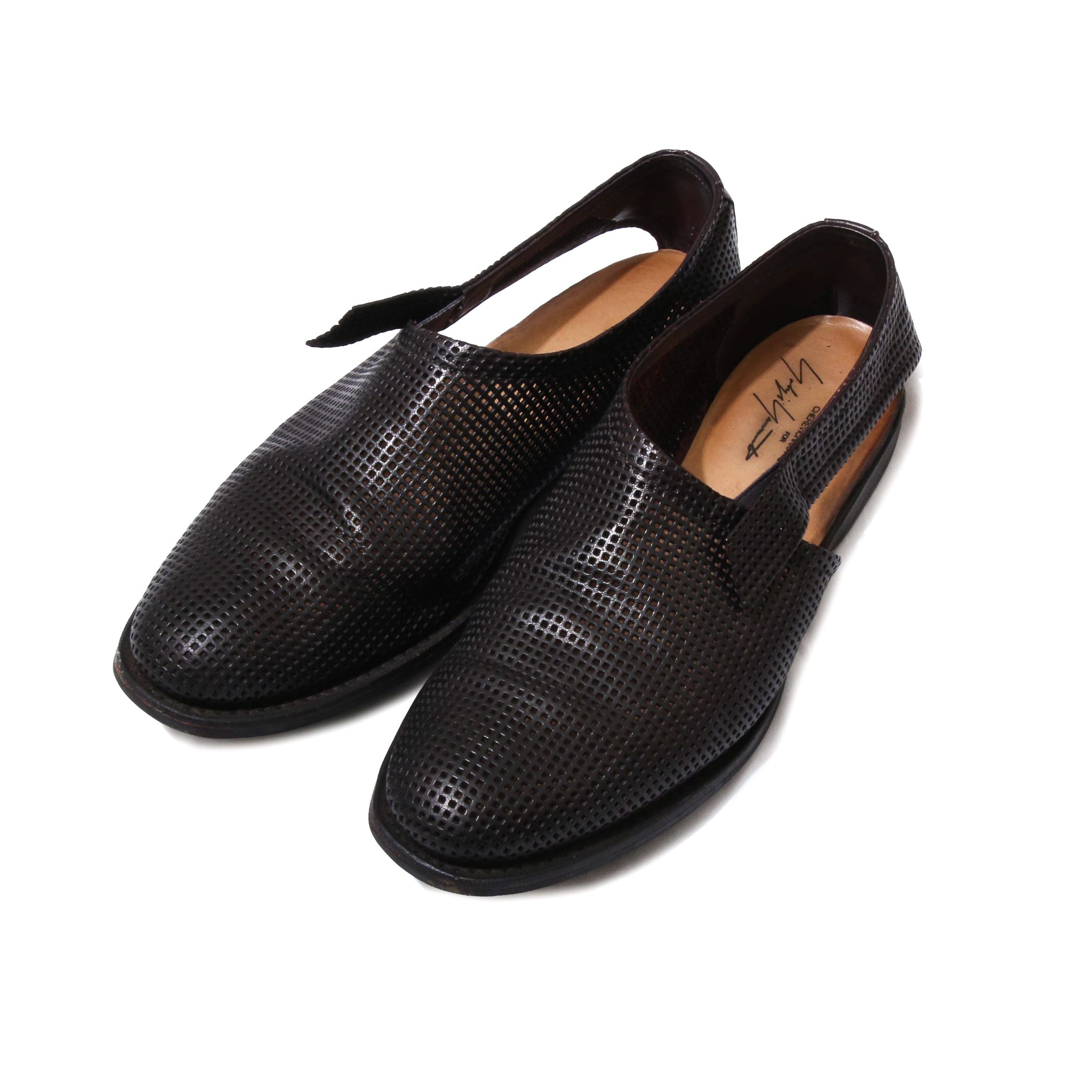CHEREVICHKIOTVICHKI FOR YohjiYamamoto MeshLetherSlipOn
