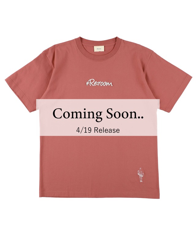 【#Re:room】3D LOGO COLOR T-SHIRTS［REC764］