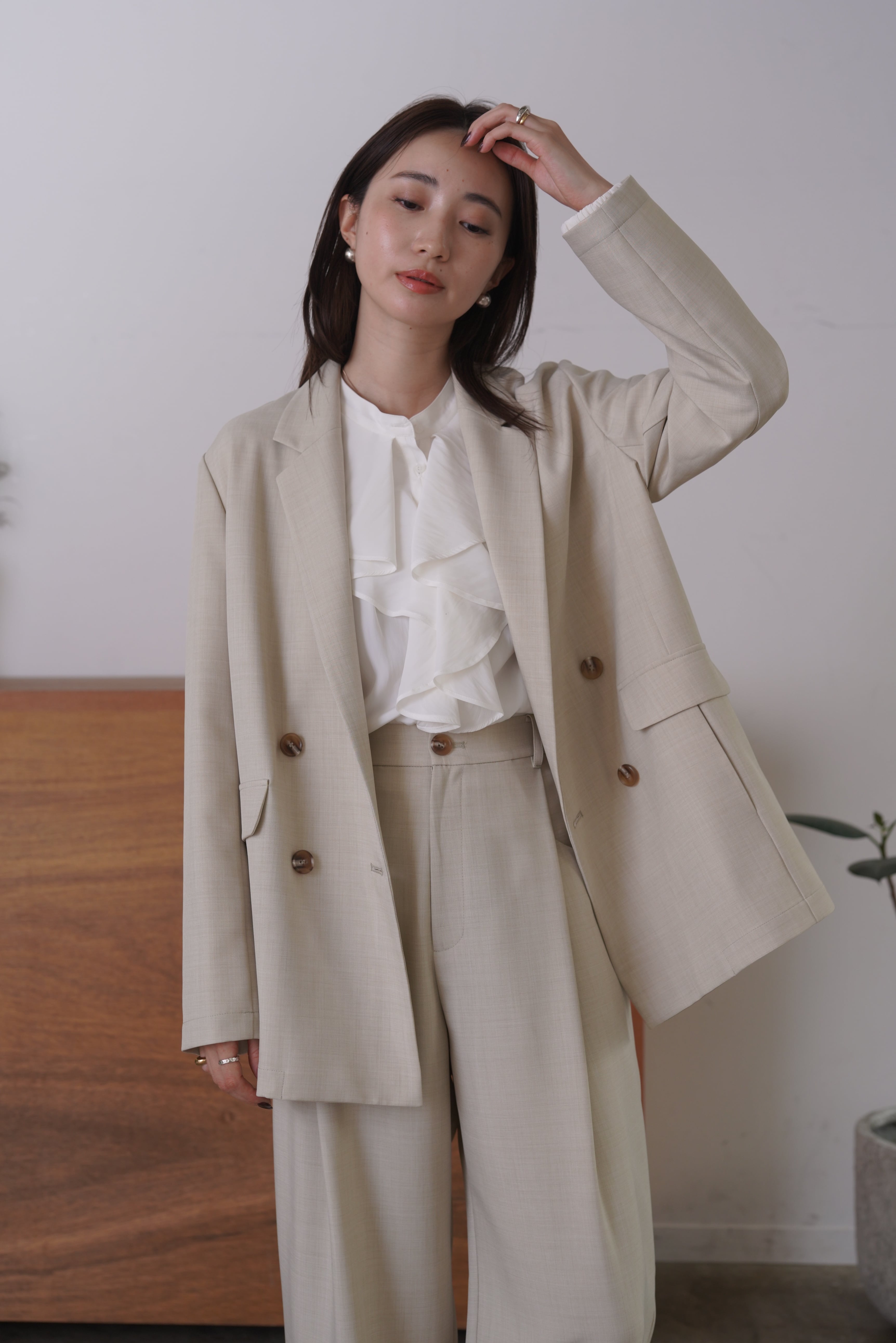 スコットクラブmink chair バルーンスリーブジャケット/アウター スコットクラブmink chair バルーンスリーブジャケット/アウ