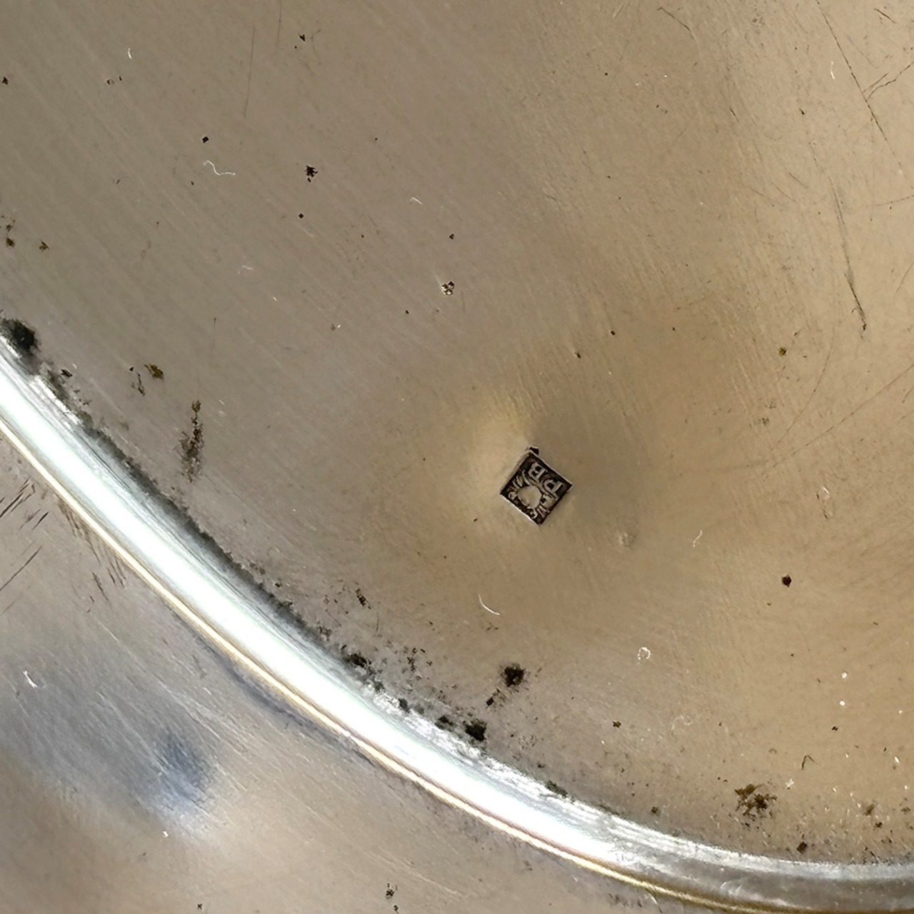 サービングプレート　2個セット　シルバープレート　パーティープレート　12twds36