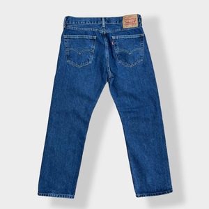 【LEVI'S】505 メキシコ製 MEXICO デニム ジーパン ジーンズ 紺 テーパード ジッパーフライ W32 L29リーバイス US古着