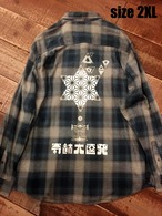 『奇跡大連発』ネルシャツ　size 2XL  1点物