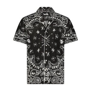 【Haculla】PAISLEY WOVEN SHIRT(BLACK)