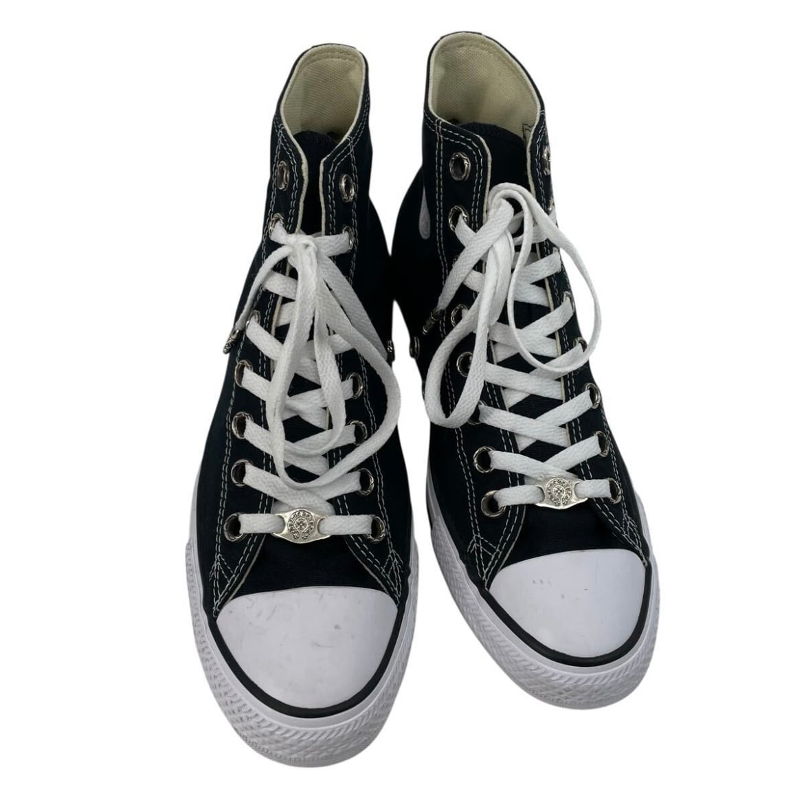 超レア CHROME HEARTS クロムハーツ × CONVERSE コンバース シルバー
