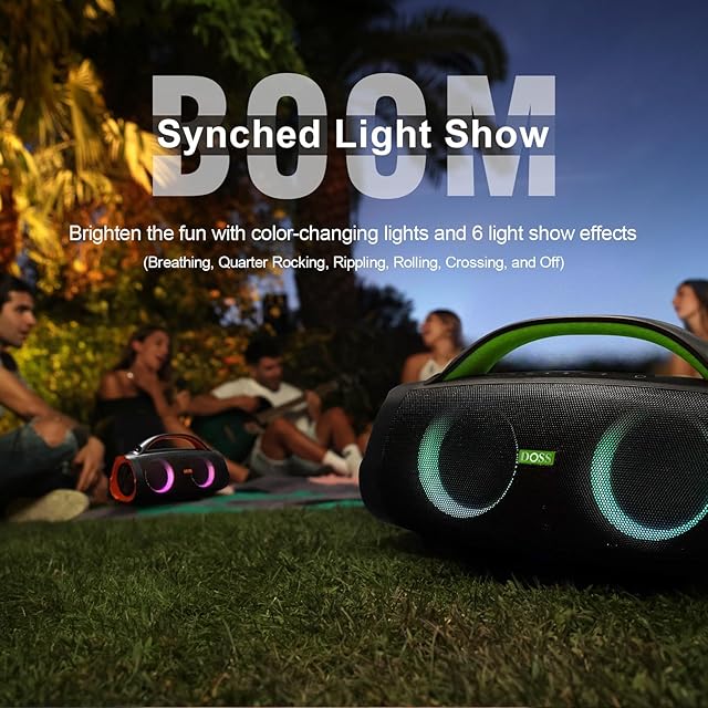 DOSS Extreme Boom Pro Bluetoothスピーカー ワイヤレス 100W 大音量