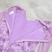 社交ダンス 衣装 prima boutique プリマブティック ドレス スタンダード パープル系 紫 ワンピース スタンダードドレス レース スパンコール パーティドレス ダンスパーティー ステージ衣装 舞台衣装 発表会 長袖 フェミニン 上品 気品 エレガント かわいい 大人っぽい 華やか ダンスドレス ワンピースドレス 衣装ドレス タイツ 合わせ 着回し可能 ライトストーン系 デザインレース 総レース風 エレガントドレス シンプル上品 大人女子 ステージ用衣装 フォーマル 発表会衣装 フラワー