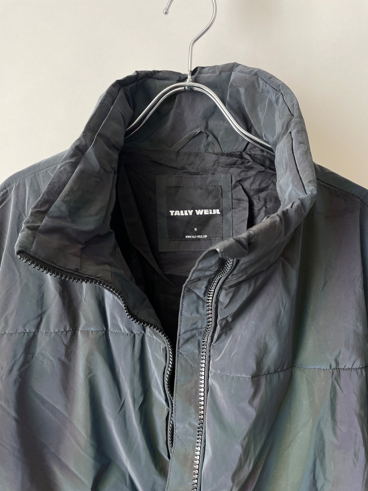 Iridescent down jacket - 5