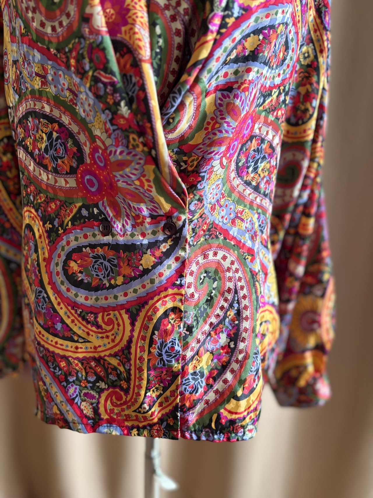 MADE IN U.S.A. paisley pattern shirt-5170-3