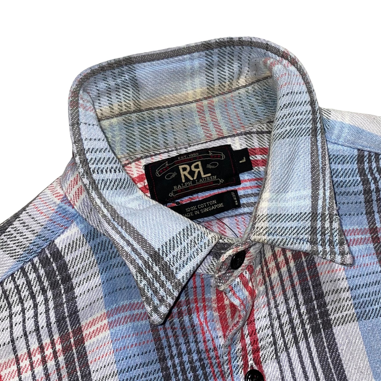 vintage RRL heavy flannel shirt