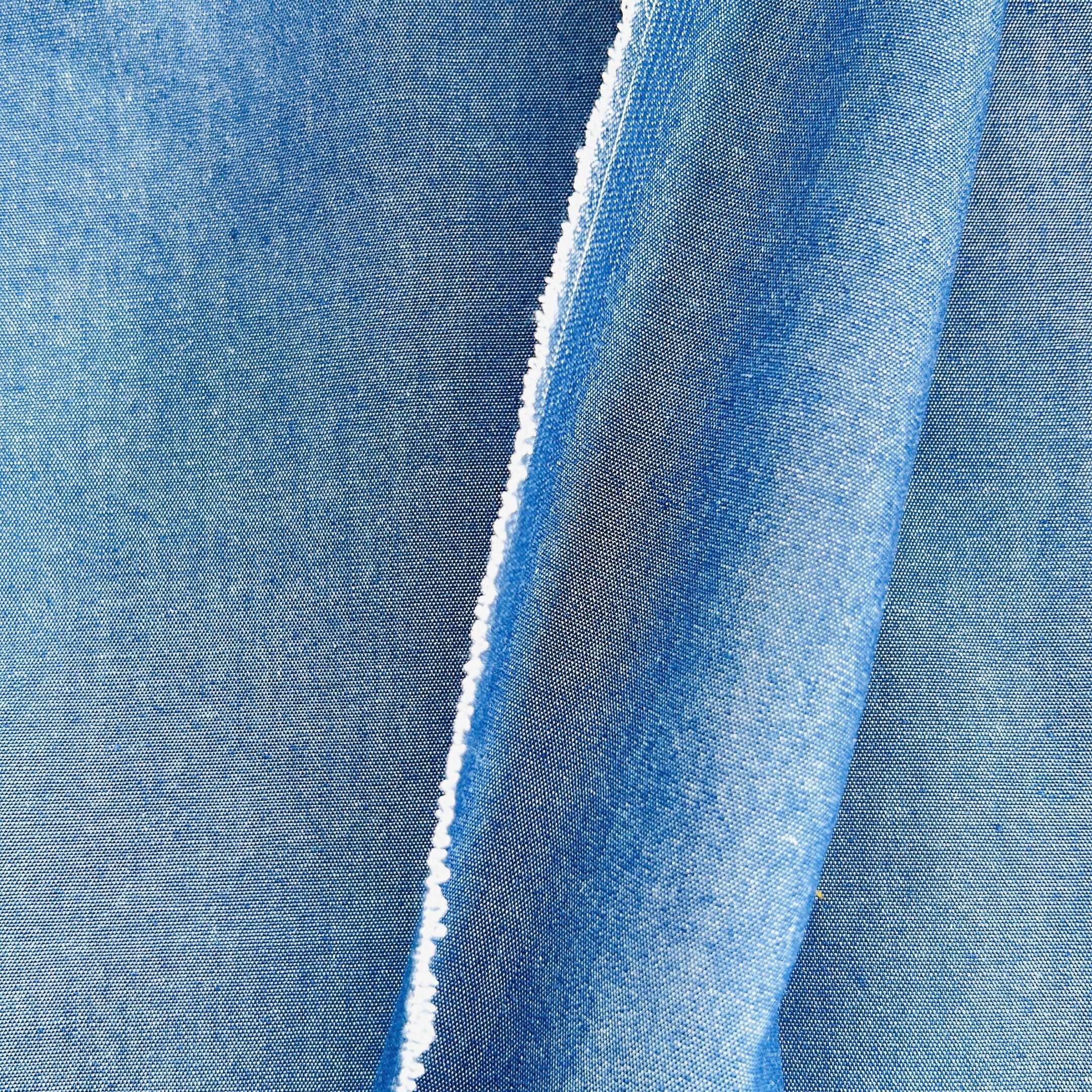 即納】薄手デニム フラワー刺繍 韓国生地 | Rin fabric