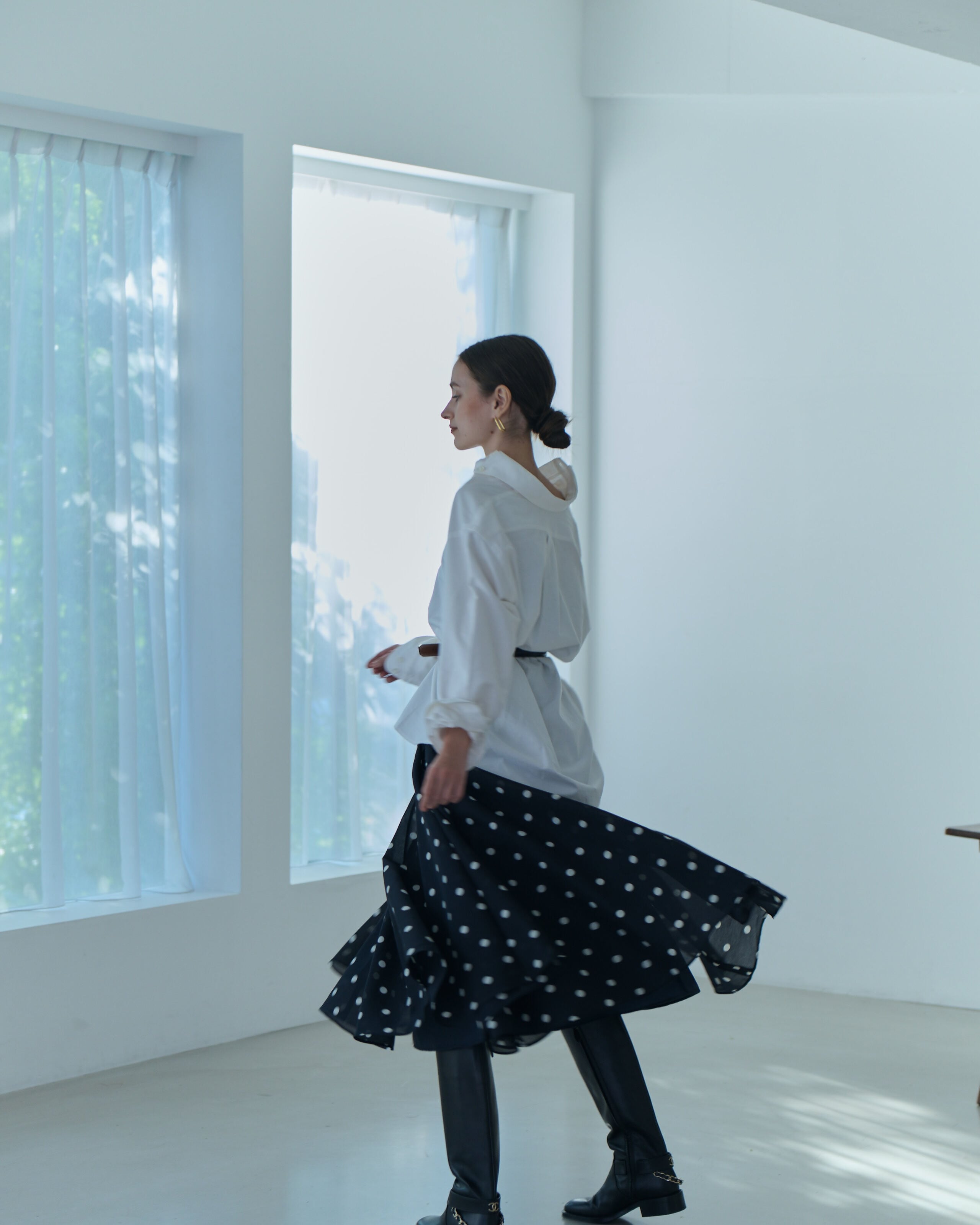 【新品未使用】Bluelea Dot volume flare skirt Dot volume flare skirt | Bluelea