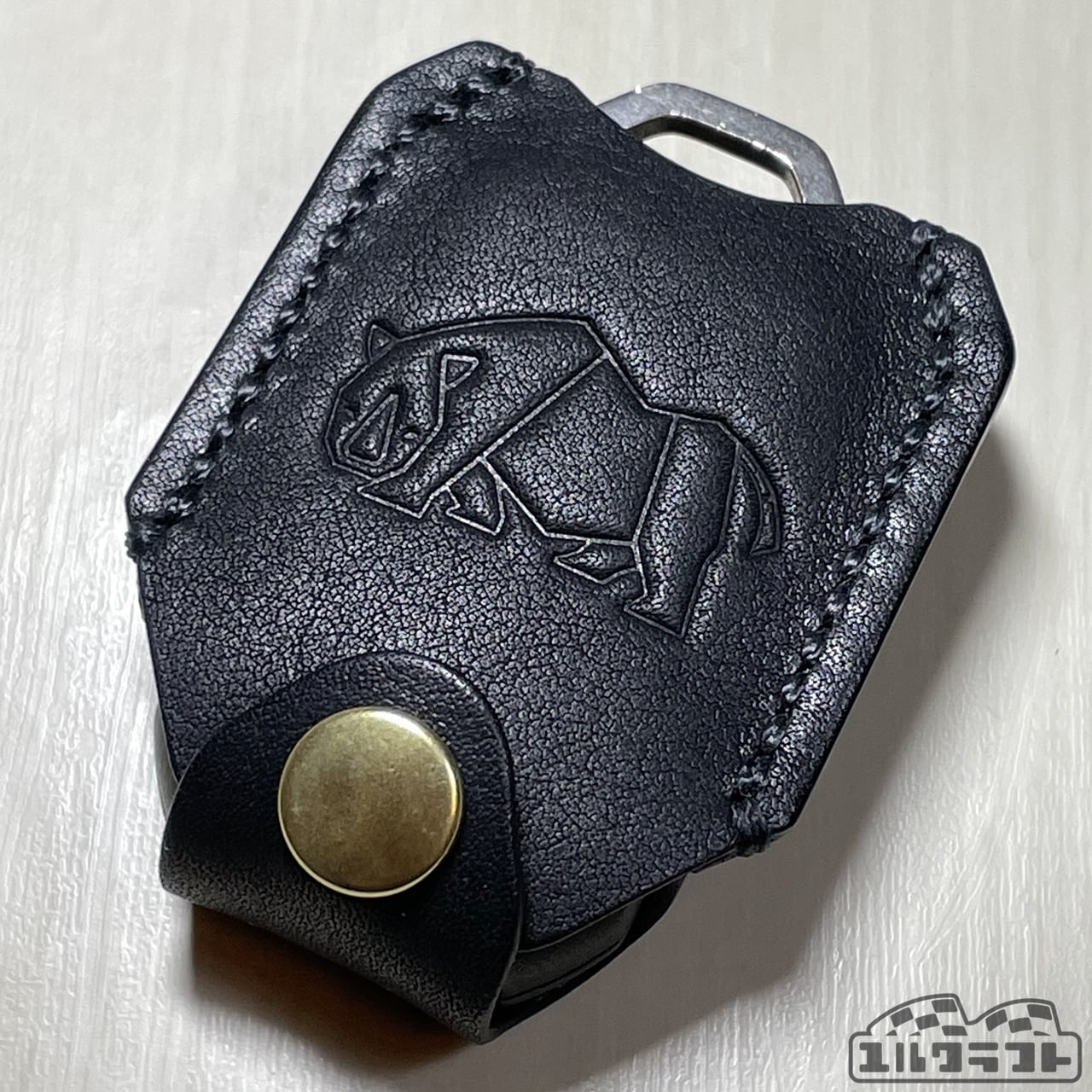 JB64JB74ジムニースマートキーケース（サイこっちみんなブラック）