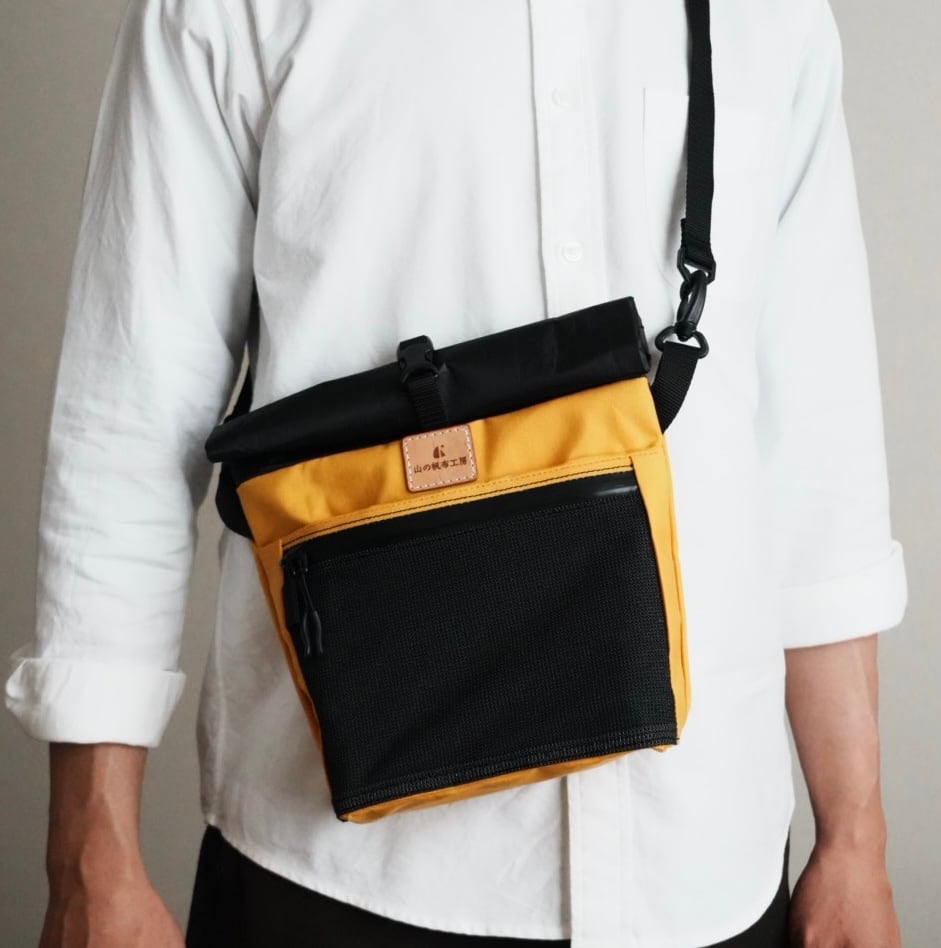 CRAFTMAN サコッシュ Mini / Lemon Yellow(帆布/富士金梅/登山/日本製