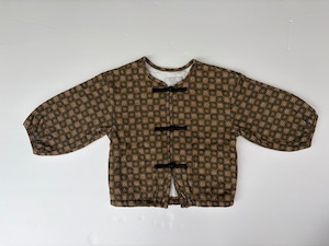 【26AW】&PAL(アンドパル)フラワーキルティングジャケット カーキ(M/L)