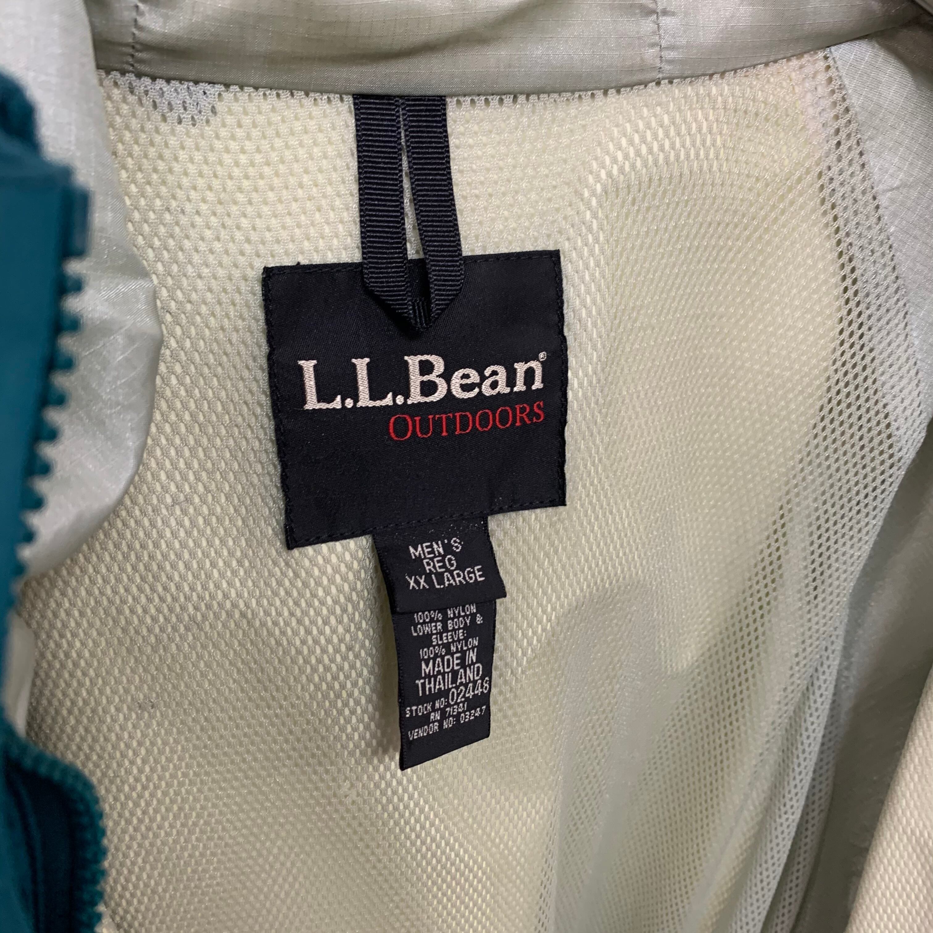 09T943☆ L.L.Bean 新品 マウンテンパーカー レインコートXL