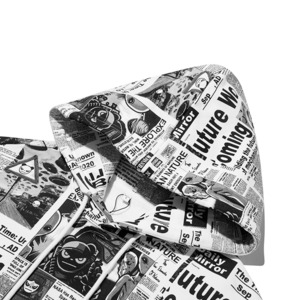 SALE 送料無料【HIPANDA ハイパンダ】メンズ フーディー スウェット MEN'S NEWSPAPER ALL OVER PRINT HOODIE SWEAT SHIRT / WHITE&BLACK